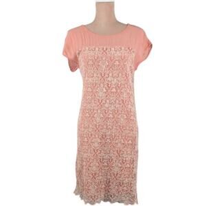 Sundance Rose Palace Dress Embroidered Sheath Dress Size Small